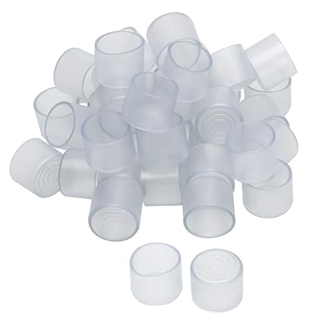 Uxcell Clear Pvc Chair Leg Caps End Tip Feet Cover Furniture
