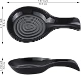 Kyraton Spoon Rest - Food Safe Plastic Utensil Holder for Kitchen view 2