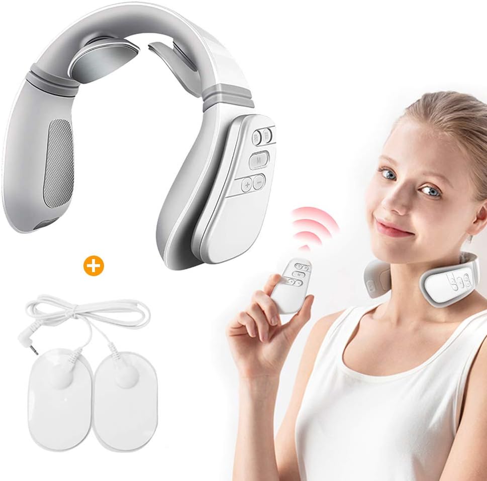 Neck Massager, Apark Deep Tissue Neck Massage,Low Electric Frequency