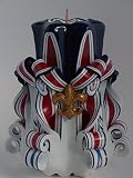 Eagle Scout Carved Candle