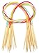 Knitting Needles Set Circular Knitting Needles Bamboo 40 Inch Size 11 10 9 8 7 6 5 4 3 13 15 primary