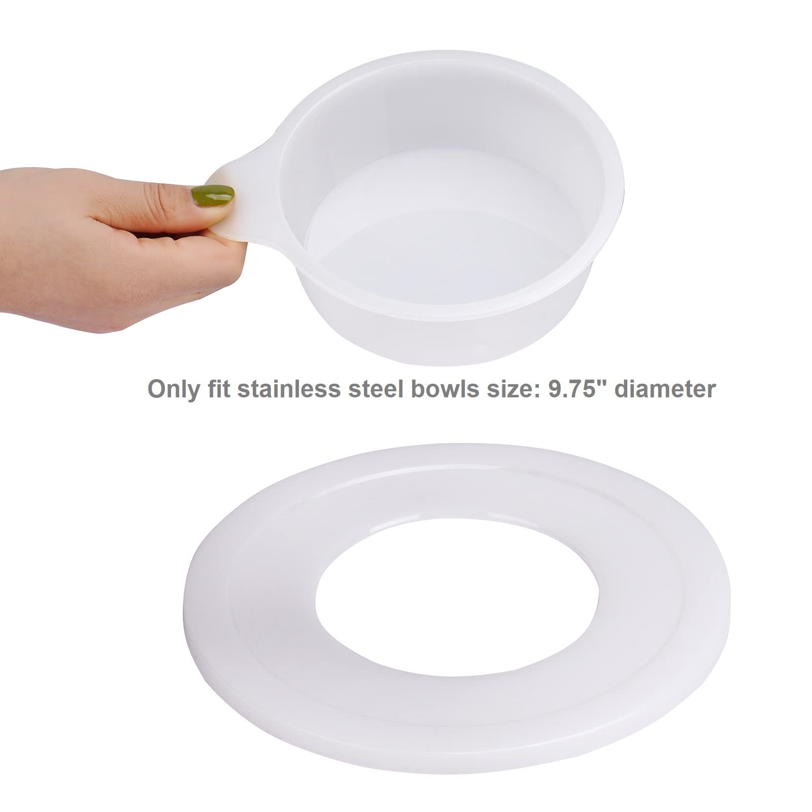 2 Pack Mixers Bowl Covers for KitchenAid 6 Quart Bowl-Lift Stand Mixers, Mixer Lid Fits Bowl-Lift Models KV25G and KP26M1X