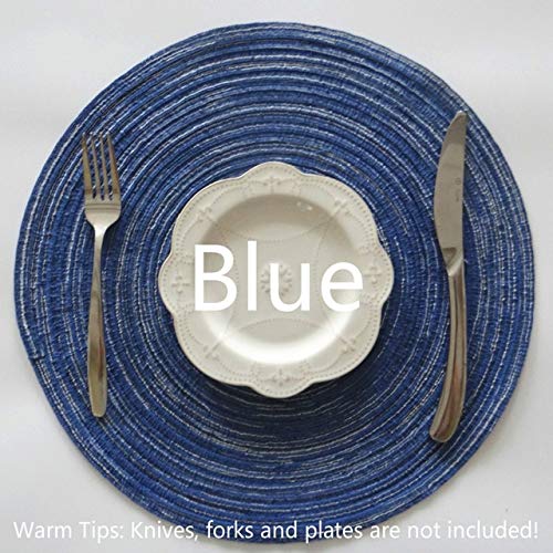 Home Mat Design Table Ramie Insulation Pad Round Placemats Linen Table Mats Kitchen Accessories Decoration Home Pad Coaster