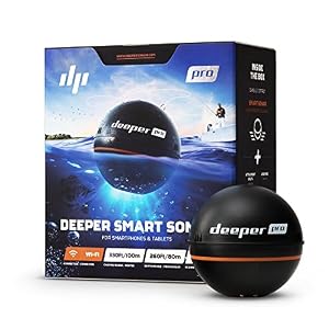 Deeper Pro Sondeur Portable – Sondeur Pour Kayak Ou Float Tube Sans Fil Wi-fi