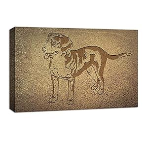 Canvas Wall Art Abstract Wild Animals Painting Artwork for Home Prints Framed - 12x18 inches