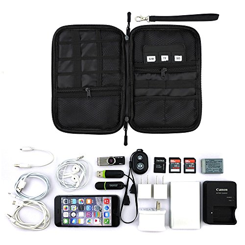 GoStellar Travel Electronics Organizer Case Small Gadget Bag (Zipper Pouch) Storage for