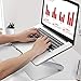 Soundance Laptop Stand Adjustable Riser Compatible with Apple Mac MacBook Pro Air, Ergonomic Aluminum Holder for 10-17.3 Inch Notebook Computer, Multi-Angle Stand with Heat-Vent to Elevate PC, Silverthumb 4