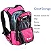 Miracol Hydration Backpack with 2L Water Bladder, Thermal Insulation Pack Keeps Liquid Cool up to 4 Hours, Perfect Outdoor Gear for Skiing, Running, Hiking, Cycling (Peach Pink)
