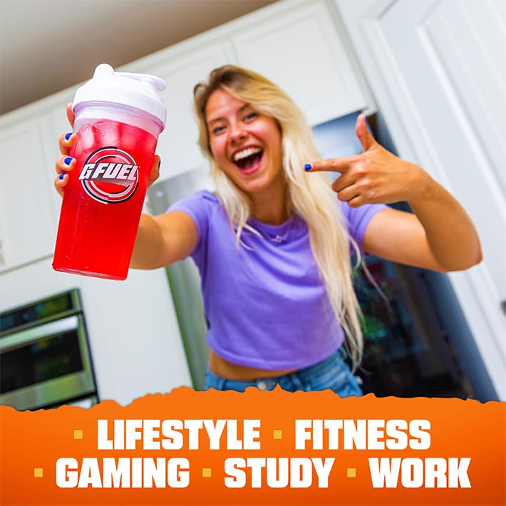 G Fuel Dragon Ball Z Energy Drink Powder, Pre Workout Caffeine Mix for Gaming, Sugar Free Focus Amino, Vitamin + Antioxidants, 9.9oz (Lemonade, 40 Servings)