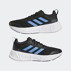 adidas Women's Questar Sneaker, Black/Blue