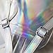 Tinksky Chic Holographic Backpack Cute Hologram School Shoulder Bag Satchel for Girls - gift for friends(Grey)