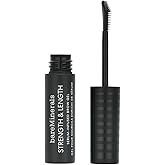 bareMinerals Strength & Length Serum-Infused Brow Gel, Brow Gel Infused with Plant-Based Strengthening Serum, Tints, Shapes + Defines Eyebrows, Vegan