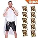 COOY Rain Ponchos,with Drawstring Hood （10 Pack） Emergency Disposable Rain Ponchos Family Pack for Adults,Clear
