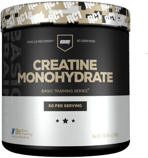REDCON1 Creatine Monohydrate Keto Friendly + Vegan Pre & Post Workout