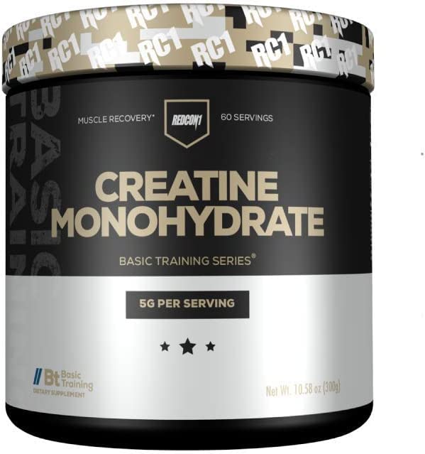 REDCON1 Creatine Monohydrate Keto Friendly + Vegan Pre & Post Workout