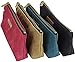Home Innovation Zipper Pouch Tool Bags Waxed Canvas with Heavy Duty Metal Zipper and Carabiner, 4 Pack Utility Bags Water Resistant, Stand-up Tool Pouch Multi-Purpose Organizer