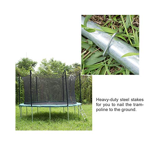 image for Tiptiper 12 ft Trampoline Outdoor Trampoline with Safety enclosures ne