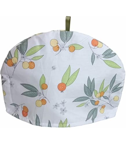 Luckyn Teapot Insulation Cover,Teapot Warmer Cotton Fabric Tea Cosy Decorative Retro Teapot Dust Protection Kettle Cover Keeps Warm Porcelain Home Kitchen P