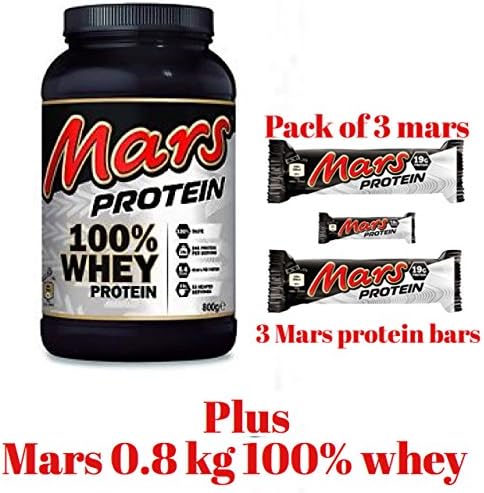 Mars Protein Whey Protein 3 mars and 3 protein bars