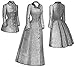 1880s Late Bustle Coat Pattern