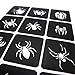 Xmasir 136pcs Airbrush Glitter Tattoo kit for Men/Women,Henna Temporary Tattoo Stencil Semi permanent for Body Art