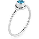 Artisanjewels 925 Sterling Silver Designer Ring | Natural Gemstones & Polished Stones | Handmade Bohemain Jewelry| Healing Crystals | Birthday Elegant Promise Ring Christmas Gift for Women