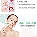 Deyace Ice Roller Facial Massager, Therapeutic Cooling to Naturally Tone & Tighten Brighten Complexion and Reduce Wrinkles, Under Eye Puffiness, Portable Body Skin Massage Skin Cool Roller Massager