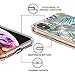 MOSNOVO Case for iPhone Xs/iPhone X, Tropical Palm Tree Leaves Clear Design Printed Transparent Plastic Hard Back Phone Case with Soft TPU Bumper Protective Cover for Apple iPhone X/iPhone Xs