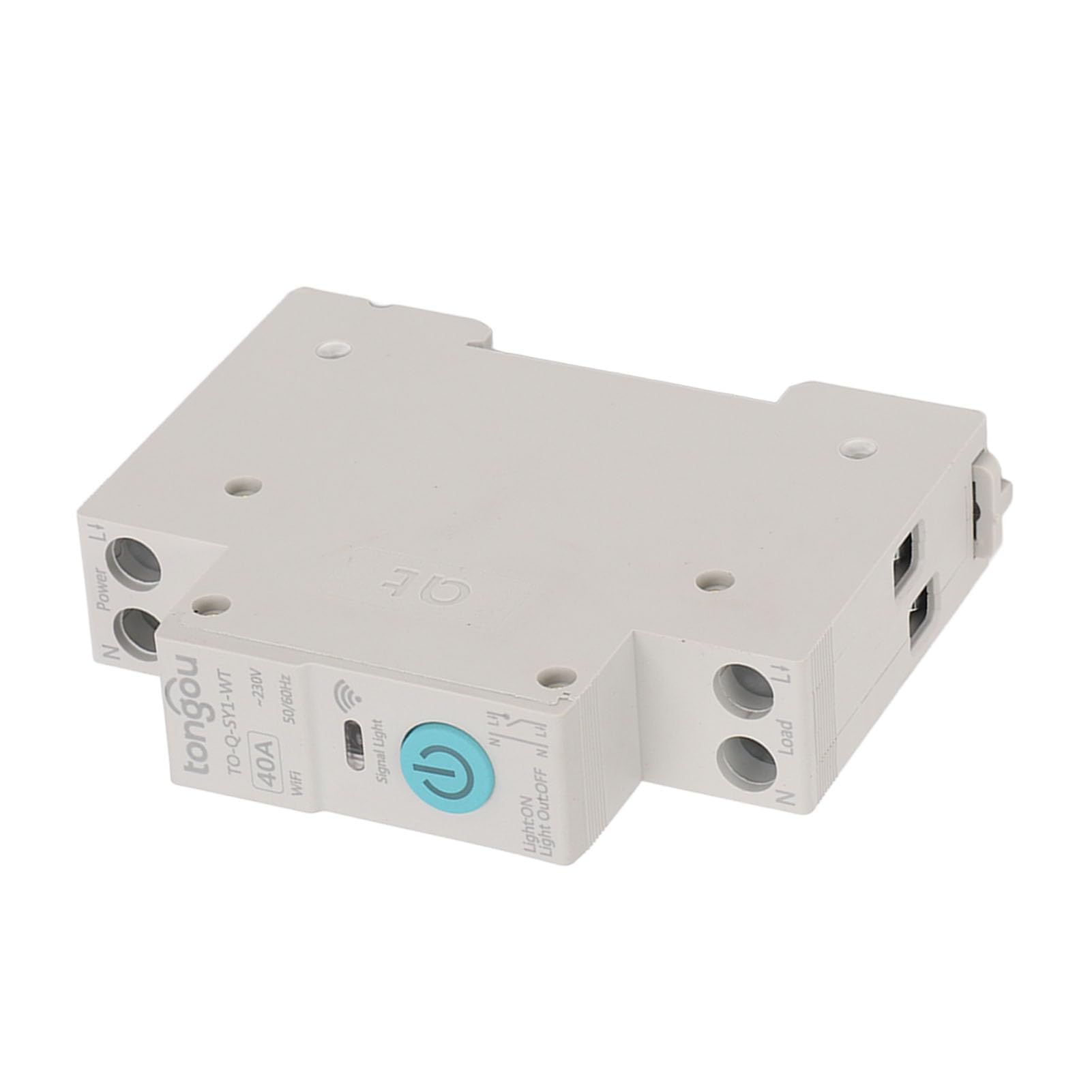 Sonew WiFi Smart Circuit Breaker, WiFi Smart Switch Breaker Phone Remote Control Smart Home Circuit Breakers Support Timing Control Countdown Loop Timing(40A)