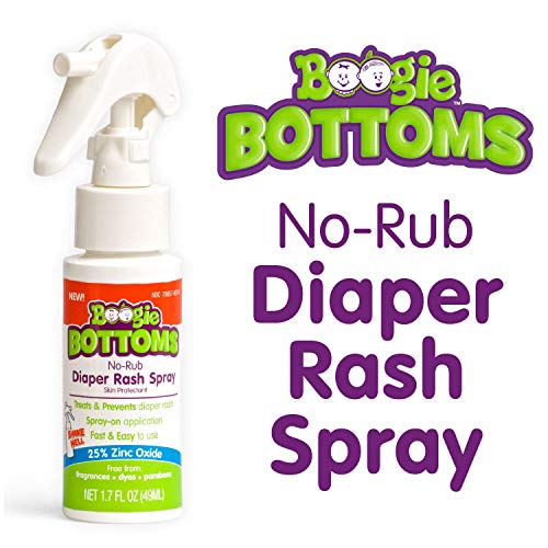 Diaper Rash Cream Spray By Boogie Bottoms, Travel Friendly NoRub Touch