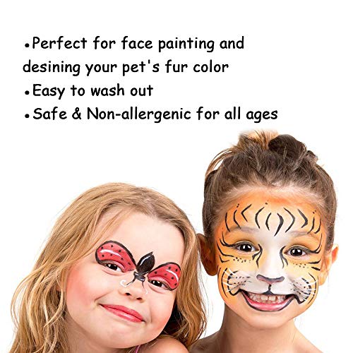 image for MOULEI Hair Chalk, Hair Chalk Pens, Temporary Washable Hair Color for 