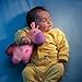 Fisher-Price Soothe & Glow Giraffe, pink plush toy with music and light for baby