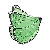 Fanciful Fabric Butterfly Wings, in Green