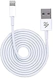 iPad Air Charger Cable Cord also for SE / 6s / 6S Plus / 6 / 6 Plus / 5 / 5s / 5c / iPod 7 / iPad 4 / iPad Mini (iOS 9) [Certified Quality] 24/7 Cables Lightning Cable 8 pin (1 Pc) USB Sync & Charge