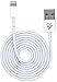 iPad Air Charger Cable Cord also for SE / 6s / 6S Plus / 6 / 6 Plus / 5 / 5s / 5c / iPod 7 / iPad 4 / iPad Mini (iOS 9) [Certified Quality] 24/7 Cables Lightning Cable 8 pin (1 Pc) USB Sync & Charge