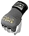 EMRAH Pro Boxing Hand Wraps Inner Gloves for Punching Padded Bandages Under Mitts, Quick Wraps, Fist Protector - MMA, Muay Thai, Kickboxing & Martial Arts Training (Grey, X-Large)