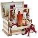 French Vanilla Bath Set, Essential Bath and Body Basket: 2 Vanilla Bath Bombs, Vanilla Body Lotion, Body Spray, Bath Salts, Shower Gel, Bubble Bath, in A Luxury Wooden Jewelry Box Gift for Women primary