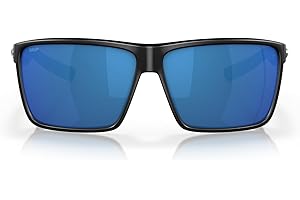 Costa Del Mar Men's Rincon Fishing and Watersports Rectangular Sunglasses