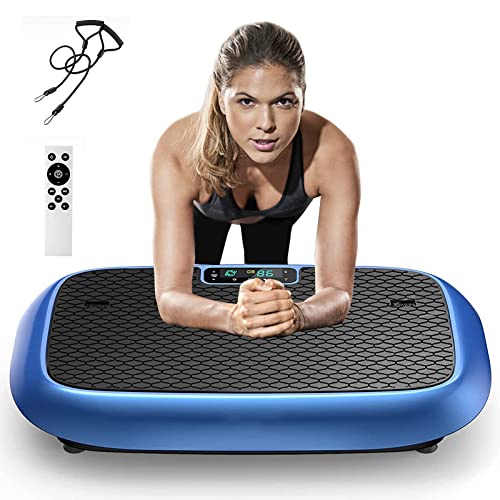 Natini Vibration Plate, Whole Body Vibration Platform Exercise Machine with Bluetooth Speaker