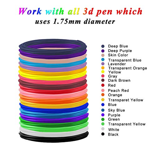 3D-pluma-filamento-20-colores-10m-PLA-Materiales-de-Impresin-3D-para-la-3D-Pluma-175mm-PLA-10-metros-328ft-cada-color