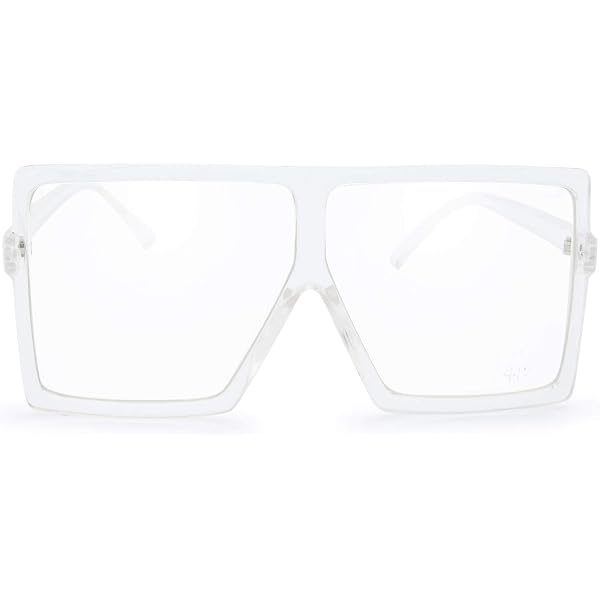 Oversize Exaggerated Vintage Retro Clear Lens EYE GLASSES Big Square Black Frame Oversize Exaggerated Vintage Retro Clear Lens EYE GLASSES Big Square Black Frame
