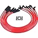 Dragon Fire Race Series High Performance Ignition Spark Plug Wire Set Compatible with Ford Fe 290-428 351C 351M 400M 429 460 OEM Fit PWJ108