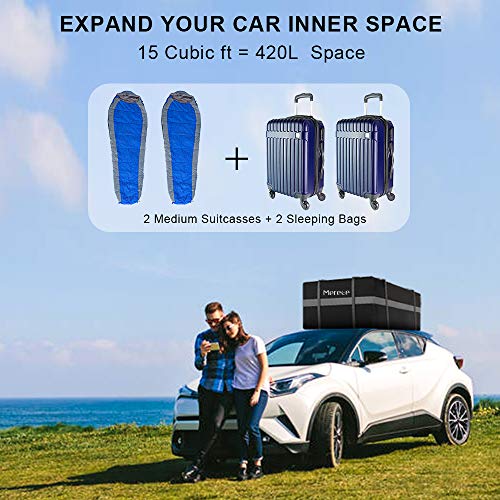 Merece Car Rooftop Cargo Carrier Car Roof Carriers Waterproof Luggage