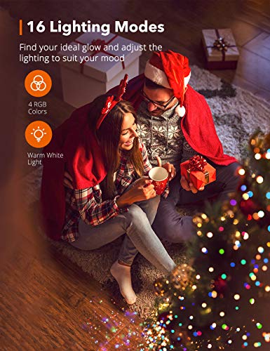 image for TaoTronics LED String Lights,33ft 100 LEDs USB Powered Dimmable Copper