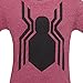 Marvel Men's Spider-Man Homecoming Emblem T-Shirt, Red Heather Burnout, Medium