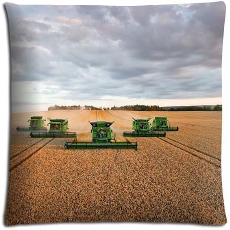 18x18 18"x18" 45x45cm throw pillow cases covers Cotton and Polyester Fabric unique john deere famous top?brand logo