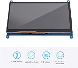 Wendry 7 Inch Raspberry Pi Touchscreen Monitor 1024x600 HDMI LCD Display w/ Case view 4