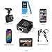 Vaiseke AC to DC Power Socket Adapter Converter 110~220V Mains to 12V Car Cigarette Lighter Socket Power Adapter Charger Household Cigarette Lighter, Dual USB Interface