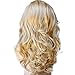 65cm Sexy Golden Blond Long Big Wave Mix Full Volume Curly Wavy Wig W/Long Bang Women’s Girl Hot Full Hair Wig s Cosplay Costume Party Anime Wigs