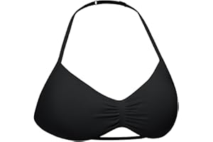 VOYJOY Impact Strappy Sports Bra Adjustable Padded Workout Gym Yoga Bra Crop Top for Women